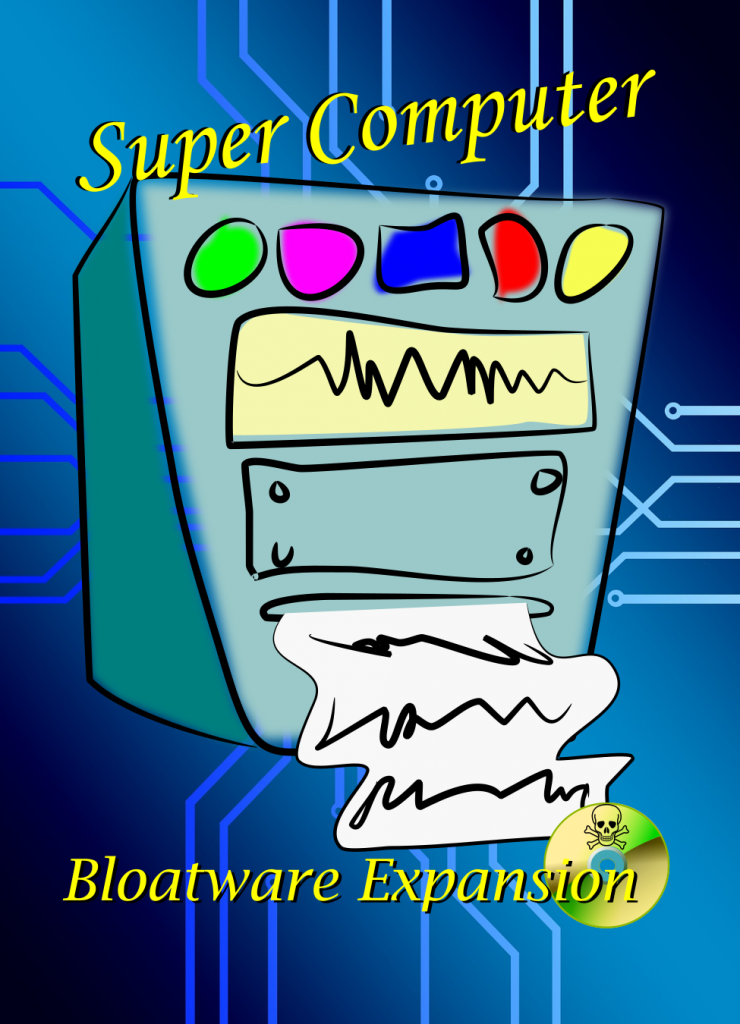 Super Computer Bloatware Expansion Cover